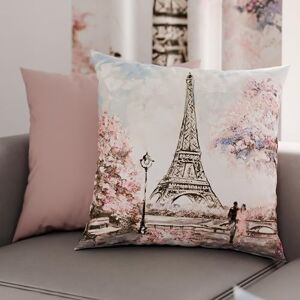 PETTI Artigiani Italiani 2 Taies d’Oreiller 35x35 cm en Microfibre, Coussins Décoratifs Chambre, Salon, Lot de 2 Housses de Coussin, Taie Paris, 100% Made in Italy - Publicité PETTI Artigiani Italiani 2 Taies d’Oreiller 35x35 cm en Microfibre, Coussins Décoratifs Chambre, Salon, Lot de 2 Housses de Coussin, Taie Paris, 100% Made in Italy - Publicité