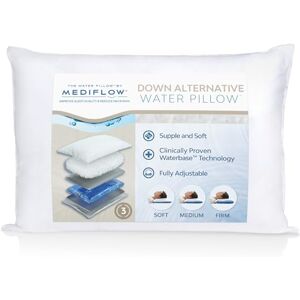 Mediflow Oreiller en duvet alternatif – Oreiller réglable pour soulager les douleurs cervicales, oreiller pour les personnes dormant sur le côté, le dos et le ventre, l'inventeur original de - Publicité Mediflow Oreiller en duvet alternatif – Oreiller réglable pour soulager les douleurs cervicales, oreiller pour les personnes dormant sur le côté, le dos et le ventre, l'inventeur original de - Publicité