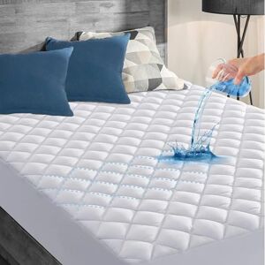 ZZZMRH Protège-matelas matelassé imperméable pour lit super king size – Protège-matelas super absorbant – Doux et respirant – Drap-housse imperméable pour lit super king size (180 x 200 cm) - Publicité ZZZMRH Protège-matelas matelassé imperméable pour lit super king size – Protège-matelas super absorbant – Doux et respirant – Drap-housse imperméable pour lit super king size (180 x 200 cm) - Publicité