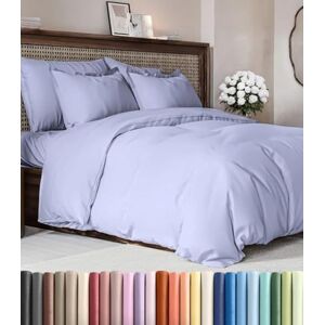 CGK Unlimited Duvet Cover Queen Size Set Extra Soft Queen Size Duvet Cover 90 x 90 with 2 Pillow Shams Hotel Luxury Easy Care and Fade Free w/ Zipper Closures & Ties Comfy Breathable Bedding Set (Lavender) - Publicité CGK Unlimited Duvet Cover Queen Size Set Extra Soft Queen Size Duvet Cover 90 x 90 with 2 Pillow Shams Hotel Luxury Easy Care and Fade Free w/ Zipper Closures & Ties Comfy Breathable Bedding Set (Lavender) - Publicité