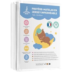 SUPERBE BEBE Protège Matelas Bebe 90x190 Imperméable pour Lit Bébé Alèse Matelas Drap Housse Facile à Installer Surmatelas Imperméable Lavable en Machine Oeko Tex sans Produits Chimiques Garantie 10 Ans - Publicité SUPERBE BEBE Protège Matelas Bebe 90x190 Imperméable pour Lit Bébé Alèse Matelas Drap Housse Facile à Installer Surmatelas Imperméable Lavable en Machine Oeko Tex sans Produits Chimiques Garantie 10 Ans - Publicité