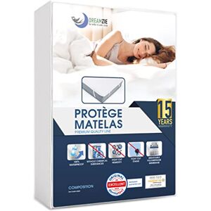 Housse de Matelas Imperméable Dreamzie - 160x200 cm - OEKO TEX - Publicité Housse de Matelas Imperméable Dreamzie - 160x200 cm - OEKO TEX - Publicité