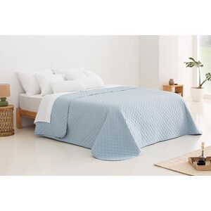 Todocama Etoile Couvre-lit boutis Fin avec Motif étoiles, pour Printemps, été, Automne et Hiver. 100% Microfibre Extra Douce Housse de lit Multifonction pour lit de 80/90-180 x 260 cm Bleu - Publicité Todocama Etoile Couvre-lit boutis Fin avec Motif étoiles, pour Printemps, été, Automne et Hiver. 100% Microfibre Extra Douce Housse de lit Multifonction pour lit de 80/90-180 x 260 cm Bleu - Publicité
