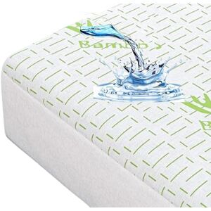 IMFAA Protège-matelas imperméable en bambou très profond de 40 cm de profondeur, respirant, anti-allergie, anti-insectes - Publicité IMFAA Protège-matelas imperméable en bambou très profond de 40 cm de profondeur, respirant, anti-allergie, anti-insectes - Publicité