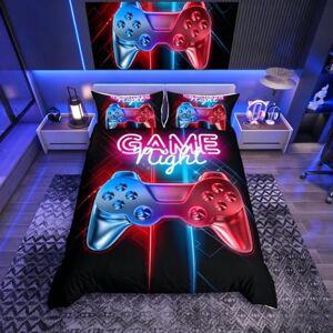 Homemissing Parure de lit pour Gamepad Multicolore avec impression pour jeux vidéo Ensemble pour enfants et adolescents 2 pièces pour lit simple - Publicité Homemissing Parure de lit pour Gamepad Multicolore avec impression pour jeux vidéo Ensemble pour enfants et adolescents 2 pièces pour lit simple - Publicité