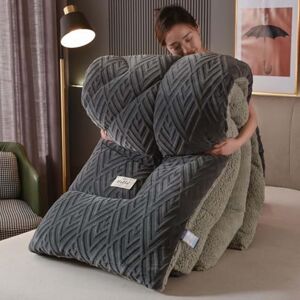 YWQJL Edredon Gonflant Duvet Couette Lourde Et Chaude Couverture Polaire Doux Et Confortable Couette en Tissu De Cachemire 220x240 Couverture Hiver Chaude(#5,220x240cm/5kg) - Publicité YWQJL Edredon Gonflant Duvet Couette Lourde Et Chaude Couverture Polaire Doux Et Confortable Couette en Tissu De Cachemire 220x240 Couverture Hiver Chaude(#5,220x240cm/5kg) - Publicité
