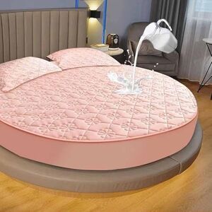 YWQJL Protege Matelas Drap-Housse Rond Protège Matelas Imperméable Housse Matelas Protection Matelas Doux Drap-Housse en Élastique Respirant(04,Diameter220cm) - Publicité YWQJL Protege Matelas Drap-Housse Rond Protège Matelas Imperméable Housse Matelas Protection Matelas Doux Drap-Housse en Élastique Respirant(04,Diameter220cm) - Publicité