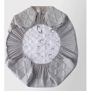 HLTQL Protege Matelas Drap-Housse Rond Protège Matelas Imperméable Housse Matelas Protection Matelas Doux Drap-Housse en Élastique Respirant(02,Diameter150cm) - Publicité HLTQL Protege Matelas Drap-Housse Rond Protège Matelas Imperméable Housse Matelas Protection Matelas Doux Drap-Housse en Élastique Respirant(02,Diameter150cm) - Publicité