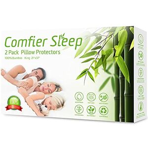 Comfier Sleep Lot de 2 Protège Oreiller 65x65 100% Bambou Trois Couches Anti Acarien Imperméable avec Fermeture Éclair Taie Oreiller 65x65 –Respirant Anti-Bactérien - Publicité Comfier Sleep Lot de 2 Protège Oreiller 65x65 100% Bambou Trois Couches Anti Acarien Imperméable avec Fermeture Éclair Taie Oreiller 65x65 –Respirant Anti-Bactérien - Publicité