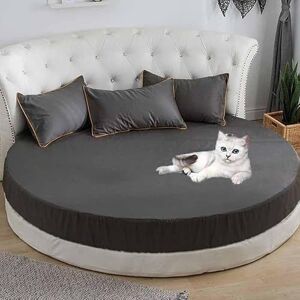 YWQJL Protege Matelas Drap-Housse Rond Protège Matelas Housse Matelas Protection Matelas Doux Drap-Housse en Élastique Respirant(18,Diameter 230cm) - Publicité YWQJL Protege Matelas Drap-Housse Rond Protège Matelas Housse Matelas Protection Matelas Doux Drap-Housse en Élastique Respirant(18,Diameter 230cm) - Publicité