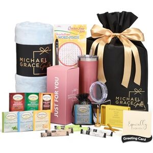 Michael Grace Gifts Cadeaux de rétablissement pour femme – Emballage de soins pour femme, cadeaux de rétablissement pour femmes après une chirurgie, cadeaux de bien-être pour les amis malades, panier cadeau de Noël « Get - Publicité