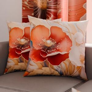 PETTI Artigiani Italiani Paire de taies d'oreiller 45 x 45 cm en Microfibre, Coussins d'ameublement, canapé, Salon, 2 Housses de Coussin, taie d'oreiller Florale 06 9, 100% fabriqué en Italie - Publicité PETTI Artigiani Italiani Paire de taies d'oreiller 45 x 45 cm en Microfibre, Coussins d'ameublement, canapé, Salon, 2 Housses de Coussin, taie d'oreiller Florale 06 9, 100% fabriqué en Italie - Publicité
