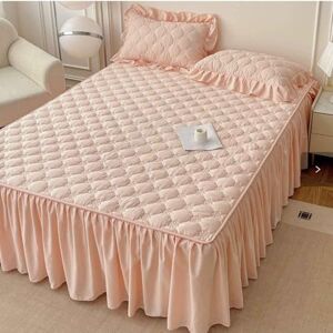 MTHGH Couvre-Lit À Volants,Couvre-lit avec Jupe, Drap-Housse À Volant, Drap De Lit avec Jupe,Drap-Housse Protège-Matelas(*2,150 * 200cm) - Publicité MTHGH Couvre-Lit À Volants,Couvre-lit avec Jupe, Drap-Housse À Volant, Drap De Lit avec Jupe,Drap-Housse Protège-Matelas(*2,150 * 200cm) - Publicité