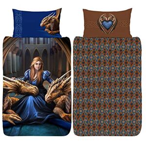 Anne Stokes Housse de couette réversible pour lit simple - Publicité Anne Stokes Housse de couette réversible pour lit simple - Publicité