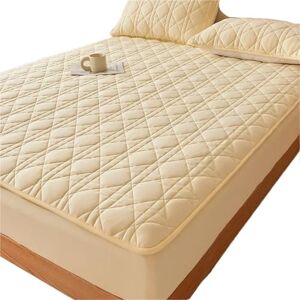 MAQDDO Housse de Matelas en Coton Protège-Matelas imperméable sans taie d'oreiller pour Accueil(Yellow,80x200cm(31x79 in)) - Publicité MAQDDO Housse de Matelas en Coton Protège-Matelas imperméable sans taie d'oreiller pour Accueil(Yellow,80x200cm(31x79 in)) - Publicité