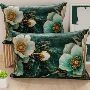 PETTI Artigiani Italiani Paire de taies d'oreiller 40 x 60 cm en Microfibre, Coussins d'ameublement, canapé, Salon, 2 Housses de Coussin, taie d'oreiller Florale 06 19, 100% fabriqué en Italie - Publicité PETTI Artigiani Italiani Paire de taies d'oreiller 40 x 60 cm en Microfibre, Coussins d'ameublement, canapé, Salon, 2 Housses de Coussin, taie d'oreiller Florale 06 19, 100% fabriqué en Italie - Publicité