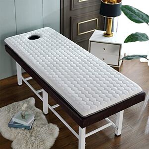 KKCD Blanc,70x190cm,Matelas De Lit De Beauté De 3cm avec Tête Carrée Table De Massage Lit À Cils Surmatelas Mousse À Mémoire De Forme Drap De Lit De Spa Pliable avec Trou De Respiration - Publicité KKCD Blanc,70x190cm,Matelas De Lit De Beauté De 3cm avec Tête Carrée Table De Massage Lit À Cils Surmatelas Mousse À Mémoire De Forme Drap De Lit De Spa Pliable avec Trou De Respiration - Publicité