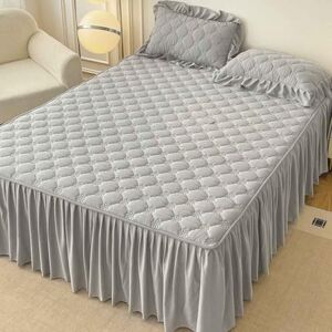 MTHGH Couvre-Lit À Volants,Couvre-lit avec Jupe, Drap-Housse À Volant, Drap De Lit avec Jupe,Drap-Housse Protège-Matelas(*5,2 Pillowcases) - Publicité MTHGH Couvre-Lit À Volants,Couvre-lit avec Jupe, Drap-Housse À Volant, Drap De Lit avec Jupe,Drap-Housse Protège-Matelas(*5,2 Pillowcases) - Publicité