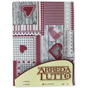 tex family Plaid d’Ameublement Couvre-Tout Grand Foulard Multi-Usage en Coton – Couvre-Lit, Protège-Canapé – Aprica Rouge – 1 Place – Fabriqué en Italie - Publicité tex family Plaid d’Ameublement Couvre-Tout Grand Foulard Multi-Usage en Coton – Couvre-Lit, Protège-Canapé – Aprica Rouge – 1 Place – Fabriqué en Italie - Publicité