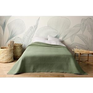 Linder jeté de lit matelassé Motif capitoné Coloris Vert Kaki 100% Polyester Dimensions 250x260cm Collection Hawaï - Publicité Linder jeté de lit matelassé Motif capitoné Coloris Vert Kaki 100% Polyester Dimensions 250x260cm Collection Hawaï - Publicité