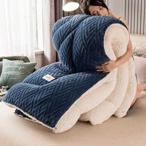 YWQJL Edredon Gonflant Duvet Couette Lourde Et Chaude Couverture Polaire Doux Et Confortable Couette en Tissu De Cachemire 220x240 Couverture Hiver Chaude(#3,220x240cm/5kg) - Publicité YWQJL Edredon Gonflant Duvet Couette Lourde Et Chaude Couverture Polaire Doux Et Confortable Couette en Tissu De Cachemire 220x240 Couverture Hiver Chaude(#3,220x240cm/5kg) - Publicité