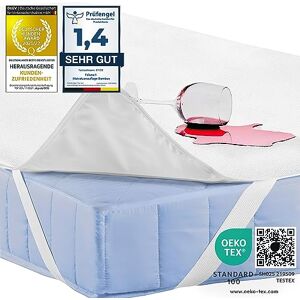 Feluna Protège-Matelas imperméable ® Protège-Matelas imperméable en Fibre de Bambou (100x200cm) - Publicité Feluna Protège-Matelas imperméable ® Protège-Matelas imperméable en Fibre de Bambou (100x200cm) - Publicité