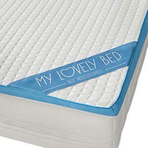 My Lovely Bed Surmatelas Mémoire de Forme Rafraichissant 180x200 cm Refroidissant : Mousse viscoélastique infusée de Gel Frais Respirant et Moelleux Épaisseur 4 cm - Publicité My Lovely Bed Surmatelas Mémoire de Forme Rafraichissant 180x200 cm Refroidissant : Mousse viscoélastique infusée de Gel Frais Respirant et Moelleux Épaisseur 4 cm - Publicité