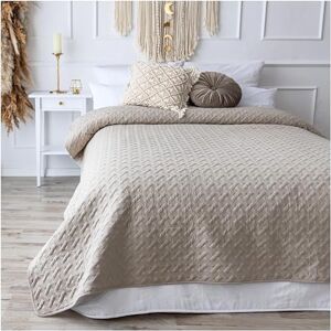 CalmyHOME Couvre-lit 220 x 240 cm Beige lin Jeté de lit Jeté de canapé Couverture de lit XXL Couvre-lit matelassé - Publicité CalmyHOME Couvre-lit 220 x 240 cm Beige lin Jeté de lit Jeté de canapé Couverture de lit XXL Couvre-lit matelassé - Publicité