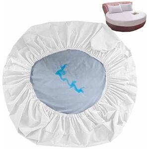 HLTQL Protege Matelas Drap-Housse Rond Protège Matelas Imperméable Housse Matelas Protection Matelas Doux Drap-Housse en Élastique Respirant(B,Diameter220cm) - Publicité HLTQL Protege Matelas Drap-Housse Rond Protège Matelas Imperméable Housse Matelas Protection Matelas Doux Drap-Housse en Élastique Respirant(B,Diameter220cm) - Publicité