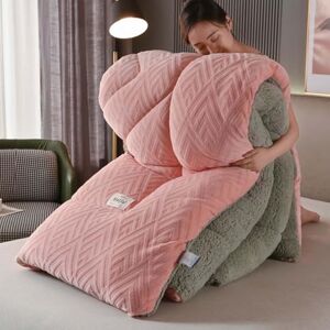 YWQJL Edredon Gonflant Duvet Couette Lourde Et Chaude Couverture Polaire Doux Et Confortable Couette en Tissu De Cachemire 220x240 Couverture Hiver Chaude(#8,180x220cm/3.5kg) - Publicité YWQJL Edredon Gonflant Duvet Couette Lourde Et Chaude Couverture Polaire Doux Et Confortable Couette en Tissu De Cachemire 220x240 Couverture Hiver Chaude(#8,180x220cm/3.5kg) - Publicité