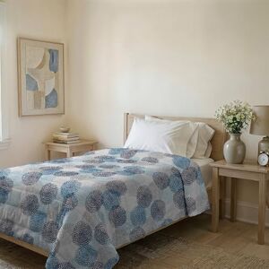 Italian Bed Linen Couvre-lit matelassé d’été Ligne Basic Made in Italy en Microfibre Douce imprimée – Couette Printemps-été mi-Saison – Soffioni Blu, Simple 160x240 cm - Publicité Italian Bed Linen Couvre-lit matelassé d’été Ligne Basic Made in Italy en Microfibre Douce imprimée – Couette Printemps-été mi-Saison – Soffioni Blu, Simple 160x240 cm - Publicité