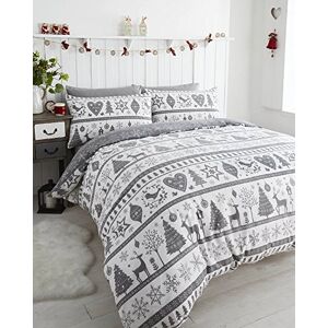 Parure de couette super king grise - Ensemble de literie - Publicité Parure de couette super king grise - Ensemble de literie - Publicité