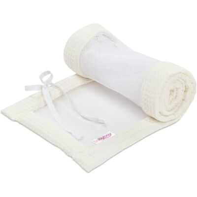 babybay Tour de lit en maille gaufrée compatible avec les modèles Maxi, Boxspring, Comfort et Comfort Plus, ivoire - Publicité babybay Tour de lit en maille gaufrée compatible avec les modèles Maxi, Boxspring, Comfort et Comfort Plus, ivoire - Publicité