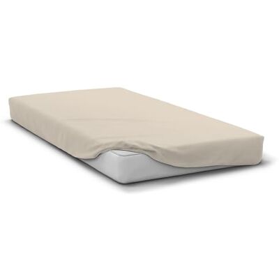 HOME LINGE PASSION Drap Housse 160x200 cm Beige crème Bonnet 30 cm– Repassage Ultra Facile – - Publicité HOME LINGE PASSION Drap Housse 160x200 cm Beige crème Bonnet 30 cm– Repassage Ultra Facile – - Publicité