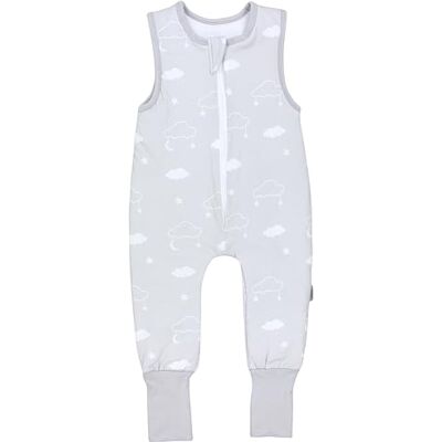 TupTam Gigoteuse avec pieds – 2,5 TOG, coton, OEKO-TEX, Nuage étoile lune avec pied retournable, 92-98 - Publicité TupTam Gigoteuse avec pieds – 2,5 TOG, coton, OEKO-TEX, Nuage étoile lune avec pied retournable, 92-98 - Publicité