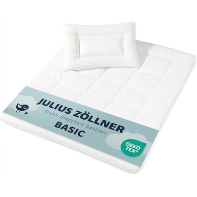 Julius Zöllner 4133130000 Couette surpiquée et coussin pour enfant 100 x 135 cm + 40 x 60 cm - Publicité Julius Zöllner 4133130000 Couette surpiquée et coussin pour enfant 100 x 135 cm + 40 x 60 cm - Publicité
