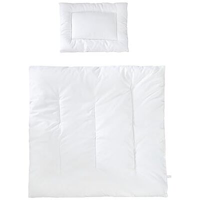 roba Parure de Lit Bébé Toutes Saisons Couette 80x80 cm + Oreiller 40x35 cm Blanc - Publicité roba Parure de Lit Bébé Toutes Saisons Couette 80x80 cm + Oreiller 40x35 cm Blanc - Publicité