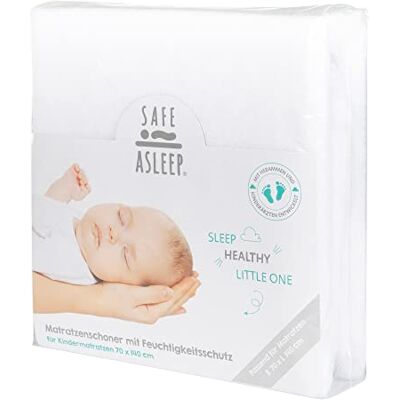 Literie Bébé Safe Asleep - Imperméable, Hypoallergénique, 70 x 140 cm - Publicité Literie Bébé Safe Asleep - Imperméable, Hypoallergénique, 70 x 140 cm - Publicité