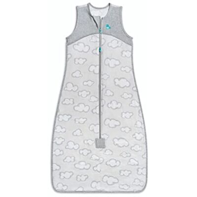 Love To Dream ™ Organic Lite Gigoteuse, 18–36 Mois Gris Manches Courtes, Couverture légère à Porter 0,2 Tog, 24–27 °C Molleton de Coton Double Fermeture éclair - Publicité Love To Dream ™ Organic Lite Gigoteuse, 18–36 Mois Gris Manches Courtes, Couverture légère à Porter 0,2 Tog, 24–27 °C Molleton de Coton Double Fermeture éclair - Publicité