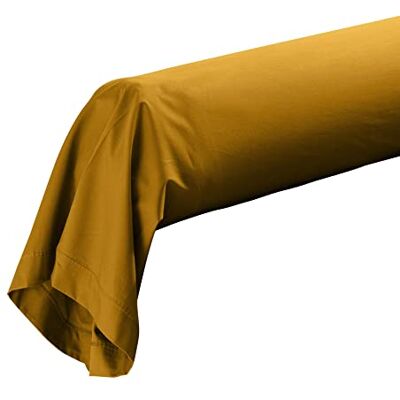 Douceur d'Intérieur , Taie de Traversin (85 x 185 cm) Percaline Curry, Percale de Coton - Publicité Douceur d'Intérieur , Taie de Traversin (85 x 185 cm) Percaline Curry, Percale de Coton - Publicité