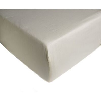 Emma Barclay Drap-Housse en Percale de 180 Fils au Pouce carré Ivoire Lit Simple Très Profond - Publicité Emma Barclay Drap-Housse en Percale de 180 Fils au Pouce carré Ivoire Lit Simple Très Profond - Publicité