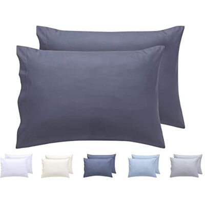 Todocama - Housses de coussin - Microfibre, 50x70 cm, Gris foncé - Housses de coussin - Publicité Todocama - Housses de coussin - Microfibre, 50x70 cm, Gris foncé - Housses de coussin - Publicité