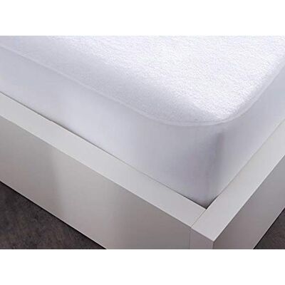 TODAY 114900 Protège Matelas Polyester/Coton Blanc Grand 140 x 190 cm - Publicité TODAY 114900 Protège Matelas Polyester/Coton Blanc Grand 140 x 190 cm - Publicité
