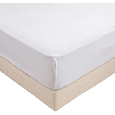 Alpes Blanc Protège Matelas Molleton 100% Coton 200 g Forme Drap Housse Bonnet 30cm - Publicité Alpes Blanc Protège Matelas Molleton 100% Coton 200 g Forme Drap Housse Bonnet 30cm - Publicité