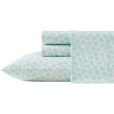Laura Ashley Parure de lit en percale de coton, décoration d'intérieur légère et respirante, bleu (Margate Shells Blue), lit simple - Publicité Laura Ashley Parure de lit en percale de coton, décoration d'intérieur légère et respirante, bleu (Margate Shells Blue), lit simple - Publicité