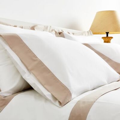 Catherine Lansfield Camalisa White/Neutral Taie d´Oreiller H/W en Paires 50x70 cm - Publicité Catherine Lansfield Camalisa White/Neutral Taie d´Oreiller H/W en Paires 50x70 cm - Publicité