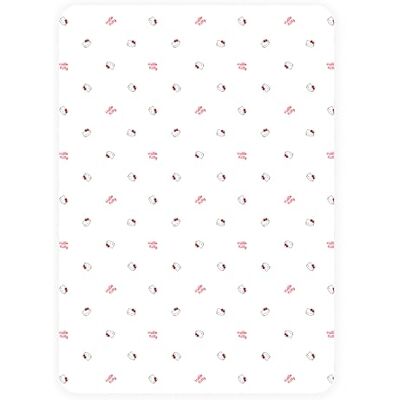 Character World Hello Kitty Drap-Housse Officiel pour lit Double Motif soirée Pyjama avec Hello Kitty Conçu pour lit Double Polyester Doux avec Bord élastique Parfait pour Chambre d'enfant - Publicité Character World Hello Kitty Drap-Housse Officiel pour lit Double Motif soirée Pyjama avec Hello Kitty Conçu pour lit Double Polyester Doux avec Bord élastique Parfait pour Chambre d'enfant - Publicité