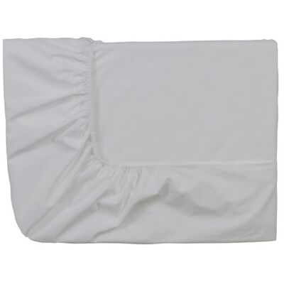 Drap-housse ESSIX Royal Line - Coton percal, gris perle, 120x190cm - Publicité Drap-housse ESSIX Royal Line - Coton percal, gris perle, 120x190cm - Publicité