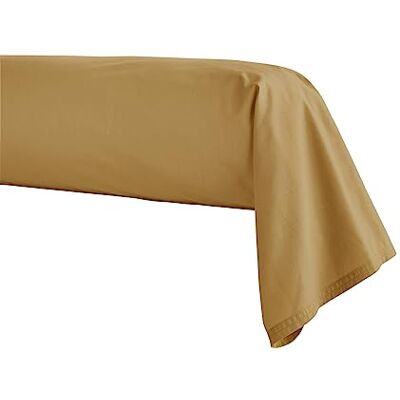 ESSIX Taie de traversin en Percale de Coton, Première, Sahara, 43x230 cm, , Jaune - Publicité ESSIX Taie de traversin en Percale de Coton, Première, Sahara, 43x230 cm, , Jaune - Publicité