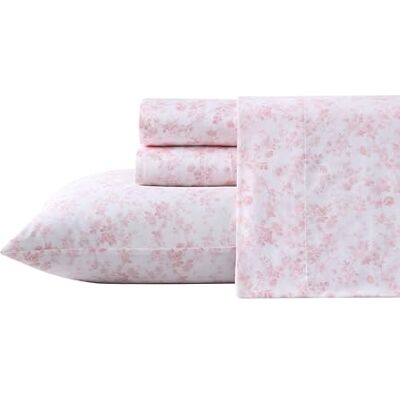 Laura Ashley Home Parure de lit en Satin de Coton Doux pour Grand lit, élégante, Lisse et Respirante, Rose Bella - Publicité Laura Ashley Home Parure de lit en Satin de Coton Doux pour Grand lit, élégante, Lisse et Respirante, Rose Bella - Publicité